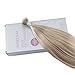 Moresoo 20 Inch Nano Human Hair Extensions 50s 40g Pre Bonded Extensions Color 18 Ash Blonde Highlighted with 613 Blonde Nano Loop Hair Extensions Human Hair