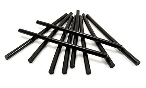 Pack of 30 Black Hot Glue Melt Sticks 10