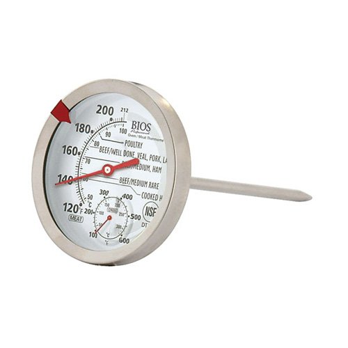BIOS Professional Meat Oven Thermometer, White