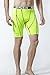 TSLA Men's Athletic Compression Shorts, Sports Performance Active Cool Dry Running Tights, Zero Shorts Neon Yellow, Medium