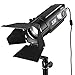 Godox S30 Focusing Fresnel LED Video Light, SA-P Projection Attachment with SA-01 85mm Lens,5600K Daylight, CRI96+ TLCI9+ Accurate Color, Beam Angle 6°to 55°, Comes with Battery Packs