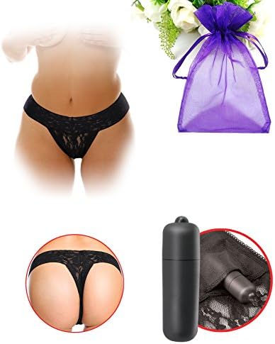 [ Plus Size ] Fetish Fantasy Series Hanky Spank Me Womens Vibrating Black Panties ( Includes V.V. Brand Pouch)