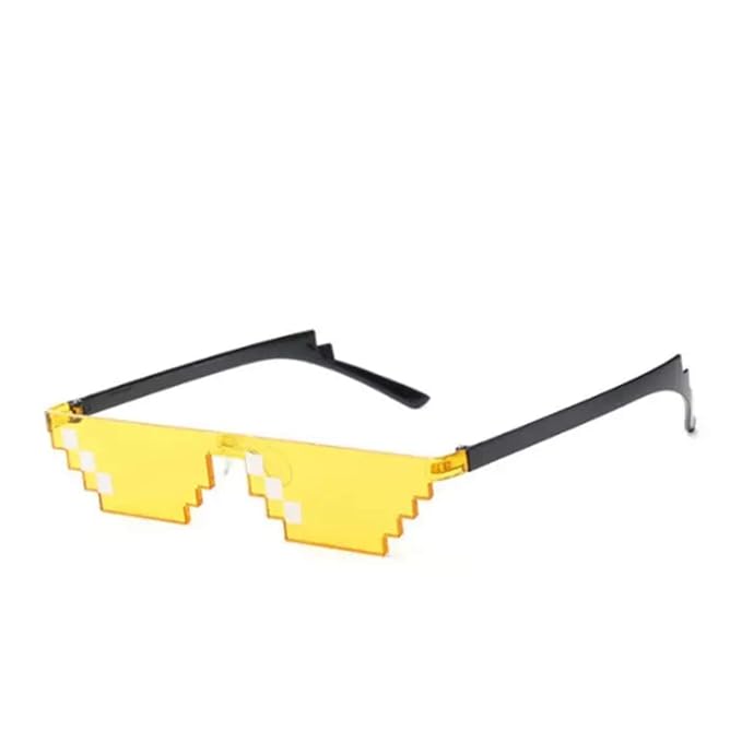 Buy ABI DeCorio Thug Life Sunglasses Pixel Gangster Gangsta Life Funny