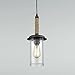 YOBO Lighting Vintage Glass Pendant Light with Hemp Rope