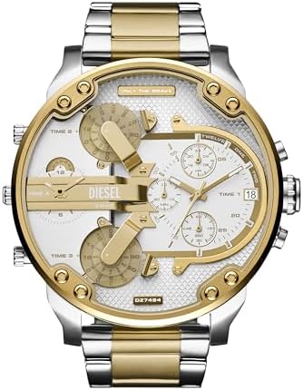 Amazon.com: Diesel Watch DZ2155, Silver, Bracelet : Clothing