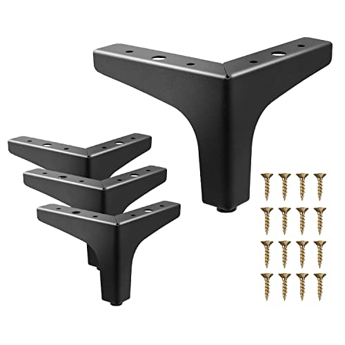 AODIOU Furniture Legs Metal Cabinet Feet Set of