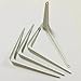 Shelf Brackets White 8 x 10 inches Pack of 4 PCS