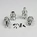 TITRACING Wheel Axle Hub Extender Set fit HPI Baja 5B 5T 5SC Rovan King Motor Truck 1/5