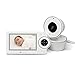 Project Nursery 4.3 Video Baby Monitor System with Room Temperature Sensor, Motion and Sound Detection Alerts, Two Way Communication, Infrared Night Vision and Range up to 800 Feet