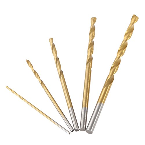 50Pcs HSS Titanium Coated High Speed Steel Twist Drill Bits Tool Set for Size 1mm 1.5mm 2mm 2.5mm 3mm - Thumbnail 2