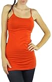 ToBeInStyle Women's Long Tank Top w/ Adjustable Spaghetti Straps