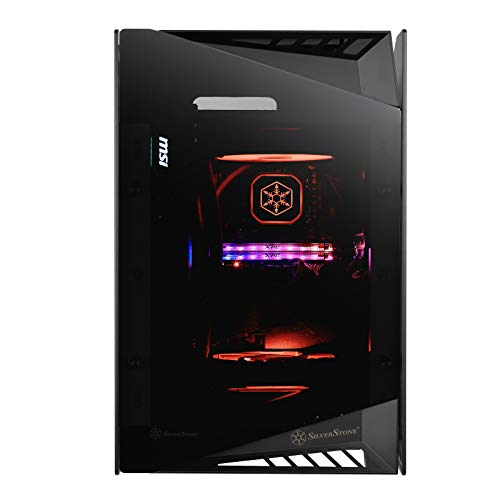 SilverStone Technology Mini-ITX Computer Case with Tempered Glass and Vertical Design LD03B