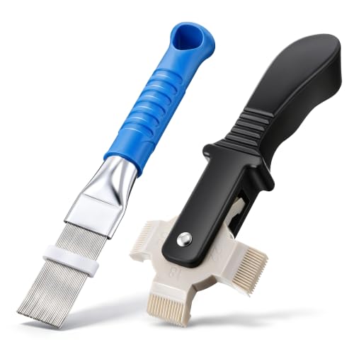 2 Pcs AC Fin Comb Repair Kit with Coil Cleaning Brush at Amazon