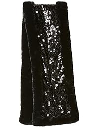 Orquídea Reversible fila piel sintética y ocasión especial de fiesta lentejuelas Pull Thru