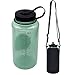 KLOUD City Neoprene Water Bottle Sleeve Insulator Cooler with Adjustable Shoulder Strap for 32 Oz.Wide Mouth Sport Water Bottle