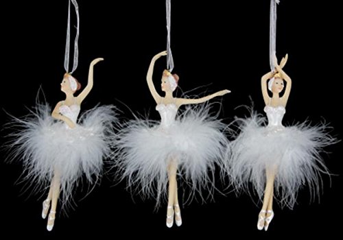 Gisela Graham Ballerina-Figuren, Weihnachtsbaum-Dekorationen, 1 Stück