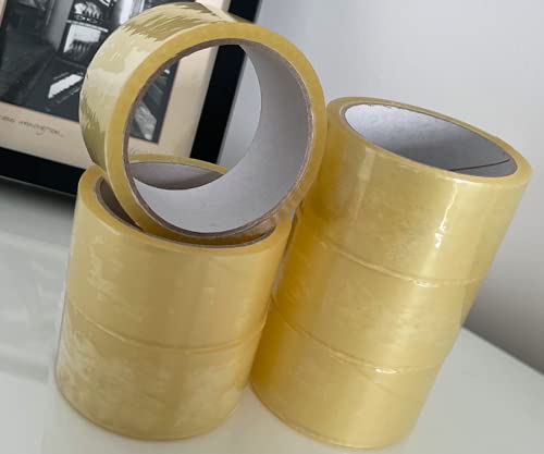 CLEAR PACKING TAPE PACK OF 6 48MM X 40M