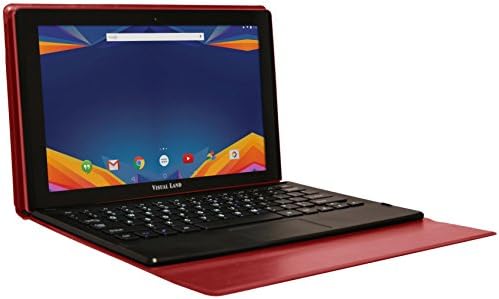 Visual Land Prestige PRIME A11E - 11.6" IPS OCTA-Core 32GB Android 5.1 Lollipop Tablet w/Docking Keyboard Case (Red)