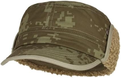 Infinity Selections Winter Limited Edition Cotton Canvas Army Earflap Cap