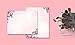 100 Stationery Writing Paper, with Cute Floral Designs Perfect for Notes or Letter Writing - Violets