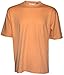 Tehama Mens Hang 'Em Cool S/s Mock Neck Golf Shirts (Sunset, L)