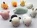 NIGHT-GRING 9PCS Kawaii Cute Slow Rising Animal Hand Toy Squeeze Kids Toy Gift (9 Styles)