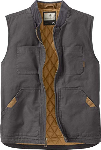 Legendary Whitetails Men's Canvas Cross Trail Vest Charcoal XXX-Large