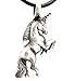 Trilogy Jewelry Pewter Mystical Unicorn Pendant on Leather Necklace