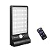 Supershu Solar Lights Outdoor 48 LED Solar Motion Sensor Lights with Remote Controller Wireless Waterproof Security Wall Lights with 3 Modes for Outdoor Wall Driveway Deck Yard Fence Garage 1 Pack