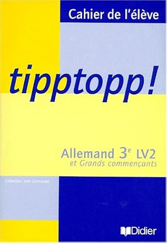 Download Tipptopp ! : 3e LV2, cahier d'activités PDF