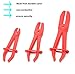 8MILELAKE Hose Clamp Pliers 3 Piece Flexible Hose Pinch Off Pliers