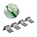 POPETPOP 4Pcs Stainless Steel Aquarium Fish Tank Glass Cover Support, Non-Slip Fish Tank Holders Aquarium Accessories Universal Lid Clips, 8mmthumb 3
