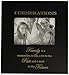 Infusion Gifts 3001-LB Four Generations Engraved Photo Frames, Large, Black