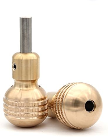 HoriKing Tattoo Supply Premium 30MM Pure Copper Self-locking Tattoo Grip Round with Back Valve Stem for Coil Tattoo Machine Shader Supply ¡­
