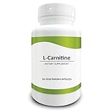 Pure Science L-Carnitine (L-Tartrate) 500mg – Supports Weight Loss, Optimizes Cellular Energy & Antioxidant Levels, Promotes Cognition – 50 Vegetarian Capsules of L-Carnitine Powder