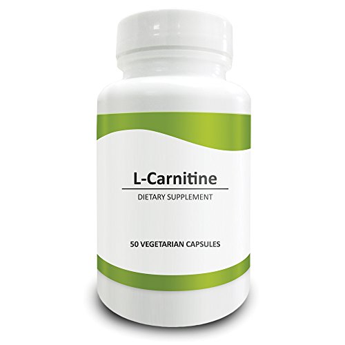 Pure Science L-Carnitine (L-Tartrate) 500mg – Supports Weight Loss, Optimizes Cellular Energy & Antioxidant Levels, Promotes Cognition – 50 Vegetarian Capsules of L-Carnitine Powder