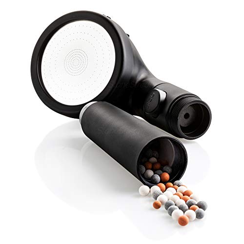 Original StoneStream® EcoPower High Pressure Matte Black Shower Head