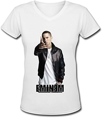 Mako62 Womens Eminem V-Neck T Shirts