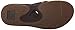 Reef Men's Leather Fanning Sandal, Brown/Brown, 11 M US