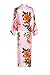 Zarachilable Women 's Long Kimono Robe Floral Bridesmaid Robe,Bridal Robe