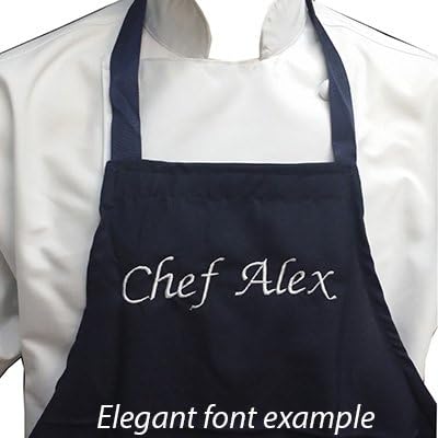 CHEFSKIN Personalized Customize Embroidery Chef Kids Set (3 pcs): Apron, Mushroom Hat and Professional Jacket All in Black