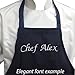 CHEFSKIN Personalizable Customizable Embroidered Name Kids Children Chef Jacket Custom Embroidery