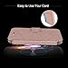 iPhone 8 Plus Leather Wallet Case with Credit Cards Slot and Metal Magnetic, TAKEN DIRECT Apple iPhone 7 Plus Flip Cover, Vintage and Fashion, Durable and Shockproof Holster, 5.5 Inch (Rose Gold)