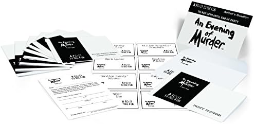 Evening of Murder Party A Feast to Die for Game