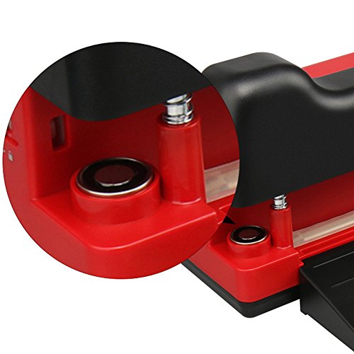 Wotefusi Vacuum Sealer Machine Automatic Bags Sealing Machine for Household Dry/Wet Food Storage 110V-220V Black & Red