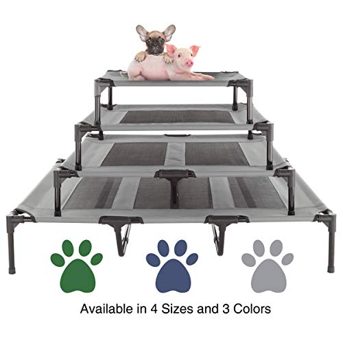 PETMAKER Elevated Dog Bed 24.5x18.5 Portable Bed for Pets with Non