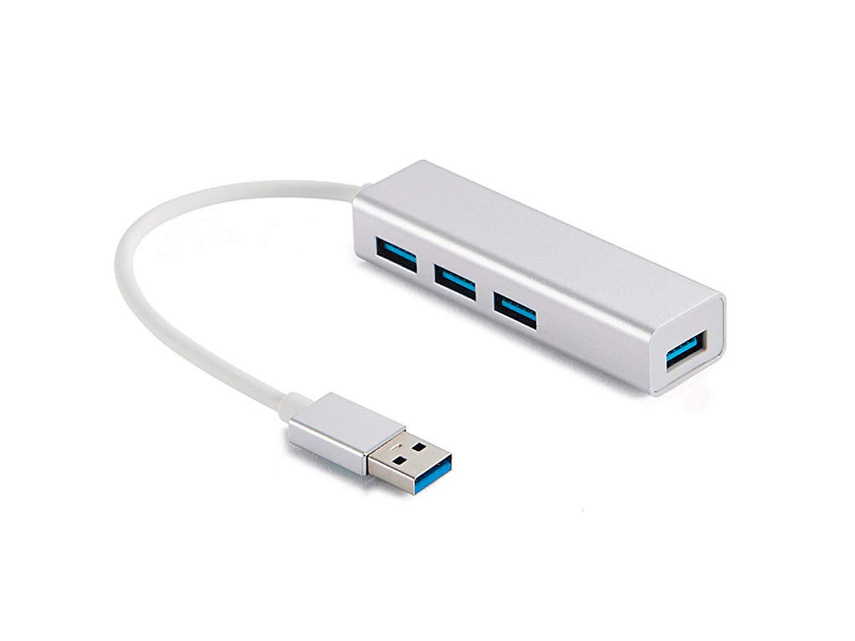 Sandberg USB 3.0 Hub 4 Ports SAVER | 4 Data Ports | Plug & Play | USB Adapter Multiport | Fast Data Transfer | USB 3.0 Extension Hub for PC, Laptop, Computer, Tablet, & MacBook | SAVER