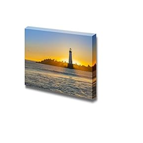 Lighthouse at Sunset Wall Decor