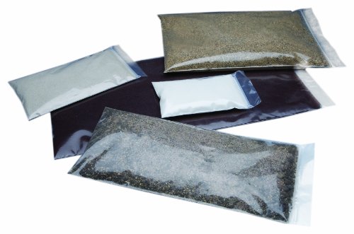 Thermo Scientific Nalgene 6255-0406 LDPE Laboratory Waterproof Sample Bags with Heavy-Duty Double Track, 4mL Capacity, 6" Length x 4" Width (Pack of 50)