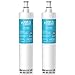 AQUACREST 4396508 Refrigerator Water Filter, Compatible with 4396508 4396510, Filter 5, 46-9010, PUR W10186668, NLC240V (Pack of 2)
